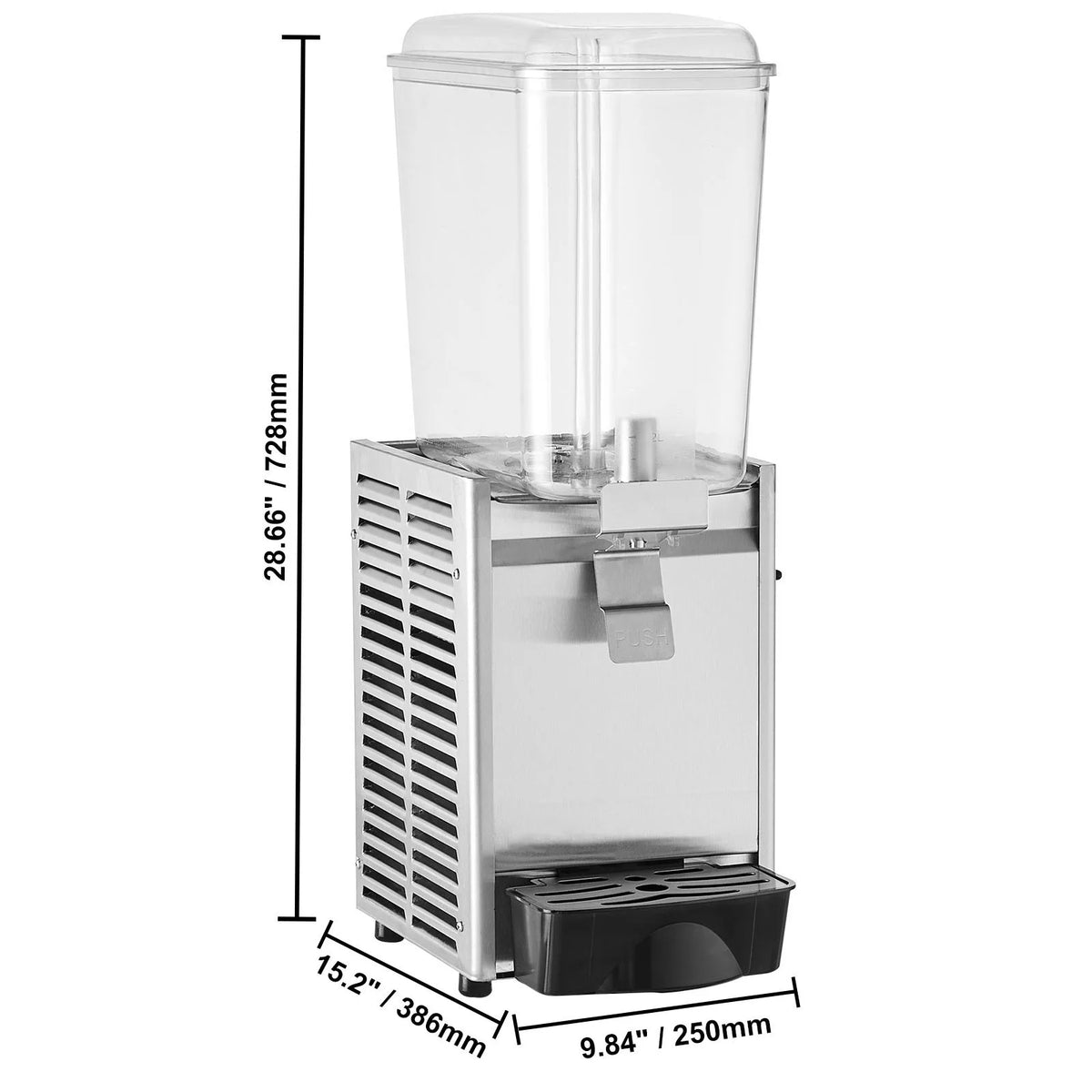 Commercial Beverage Dispenser 18L Stainless Steel F770649