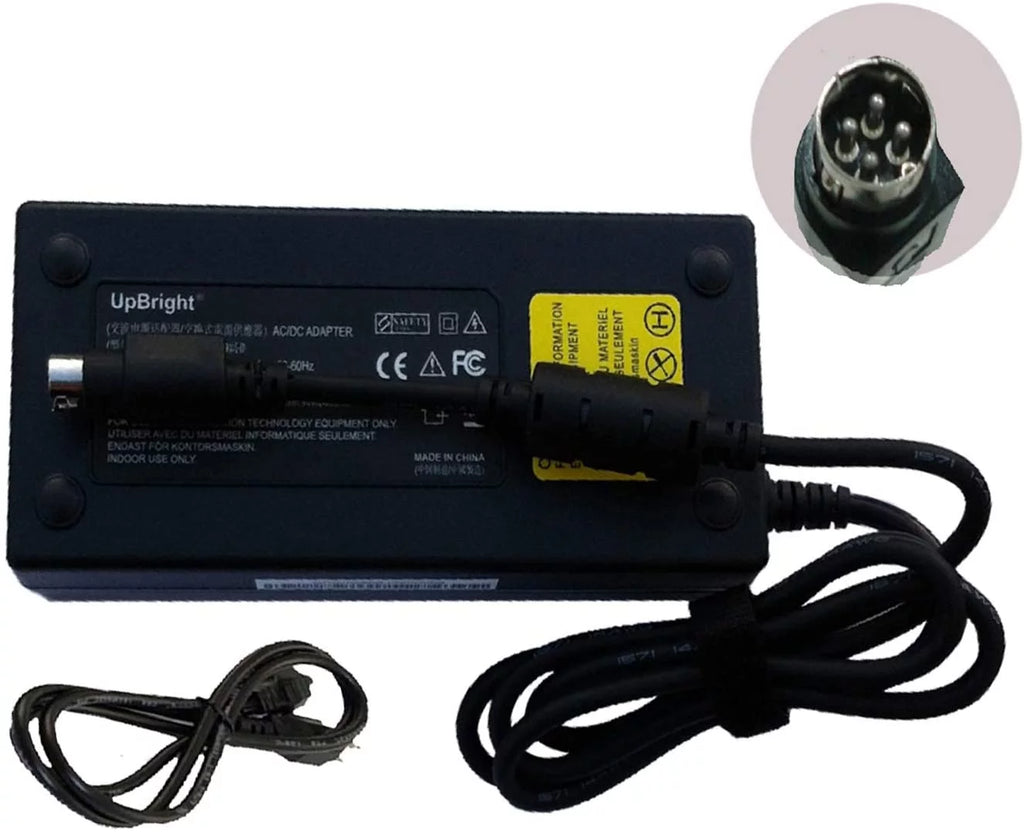 4-Pin DIN 180W AC/DC Adapter Power Supply Cord Charger G387414