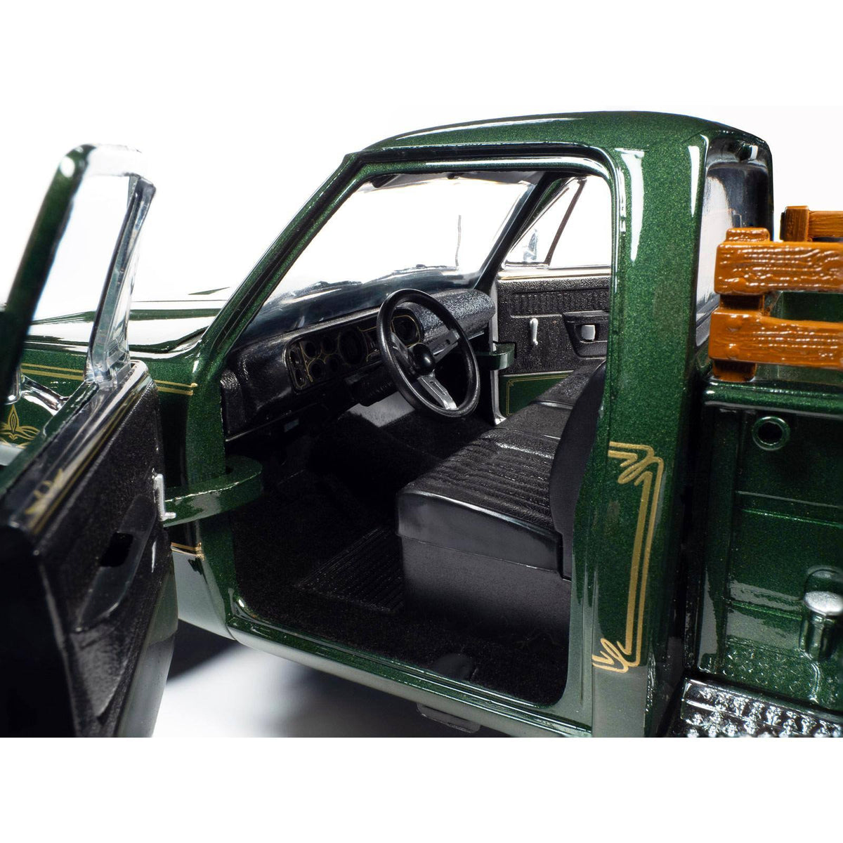 Medium Green Stepside Pickup Truck S3551