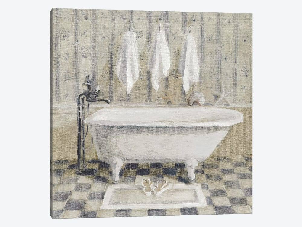 Victorian Bath IV White Tub Canvas Art C504