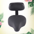 Black Comfort Bicycle Seat Saddle with Soft Back Rest 12" x 10" P833