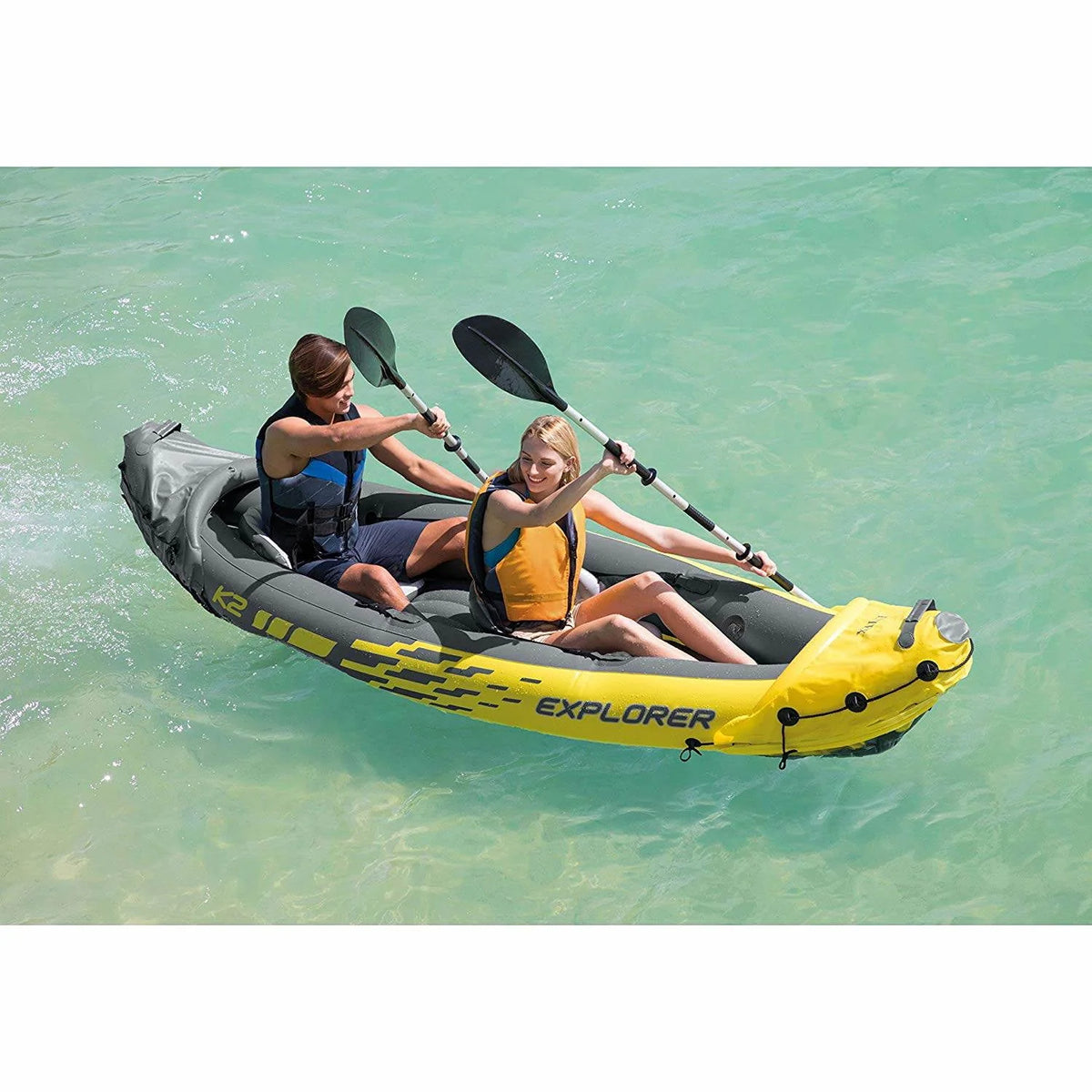 Inflatable Kayak with Oars and Hand Pump L7570