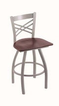 Swivel Counter Stool with Anodized Nickel Finish L953974