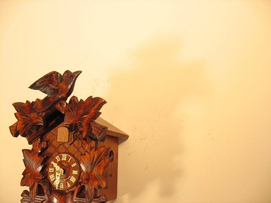 German Hand Carved Cuckoo Clock F54167