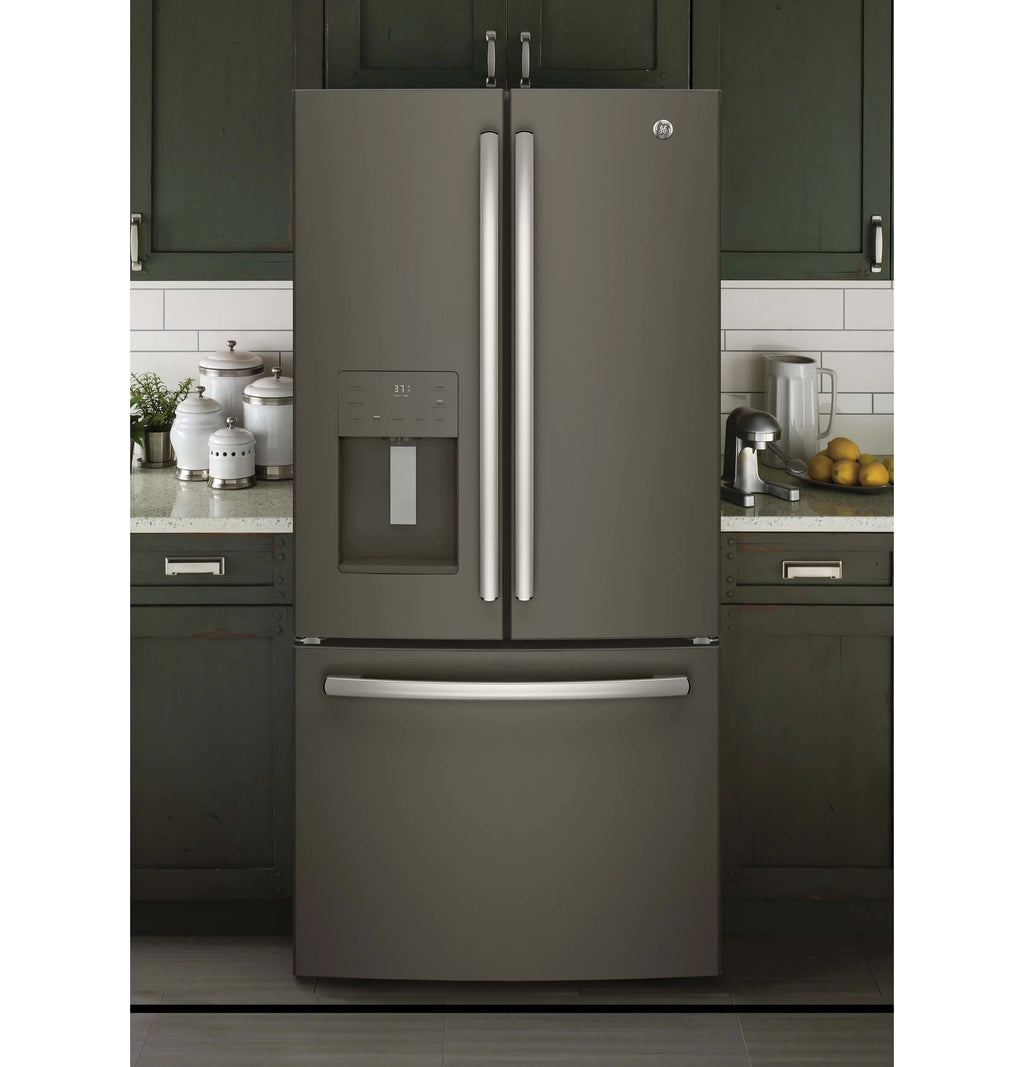 Slate 33" Counter Depth French Door Refrigerator with 17.5 cu. ft. Capacity T9382