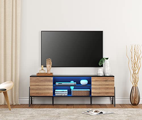 Mid Century Modern TV Stand, 60 inch V97466