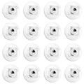 16 Pcs Self Adhesive Stainless Steel Swivel Caster Wheels Z57904
