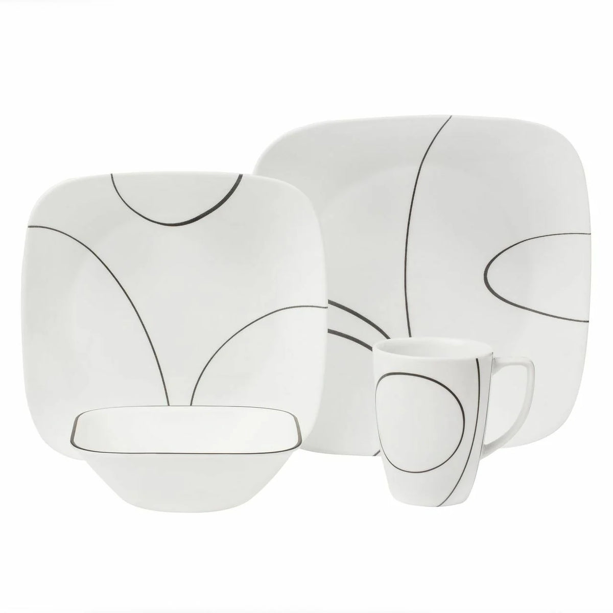 Simple Lines 16-Pc Dinnerware Set W86629