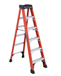 6foot Fiberglass Step Ladder, 375pound Capacity C806746