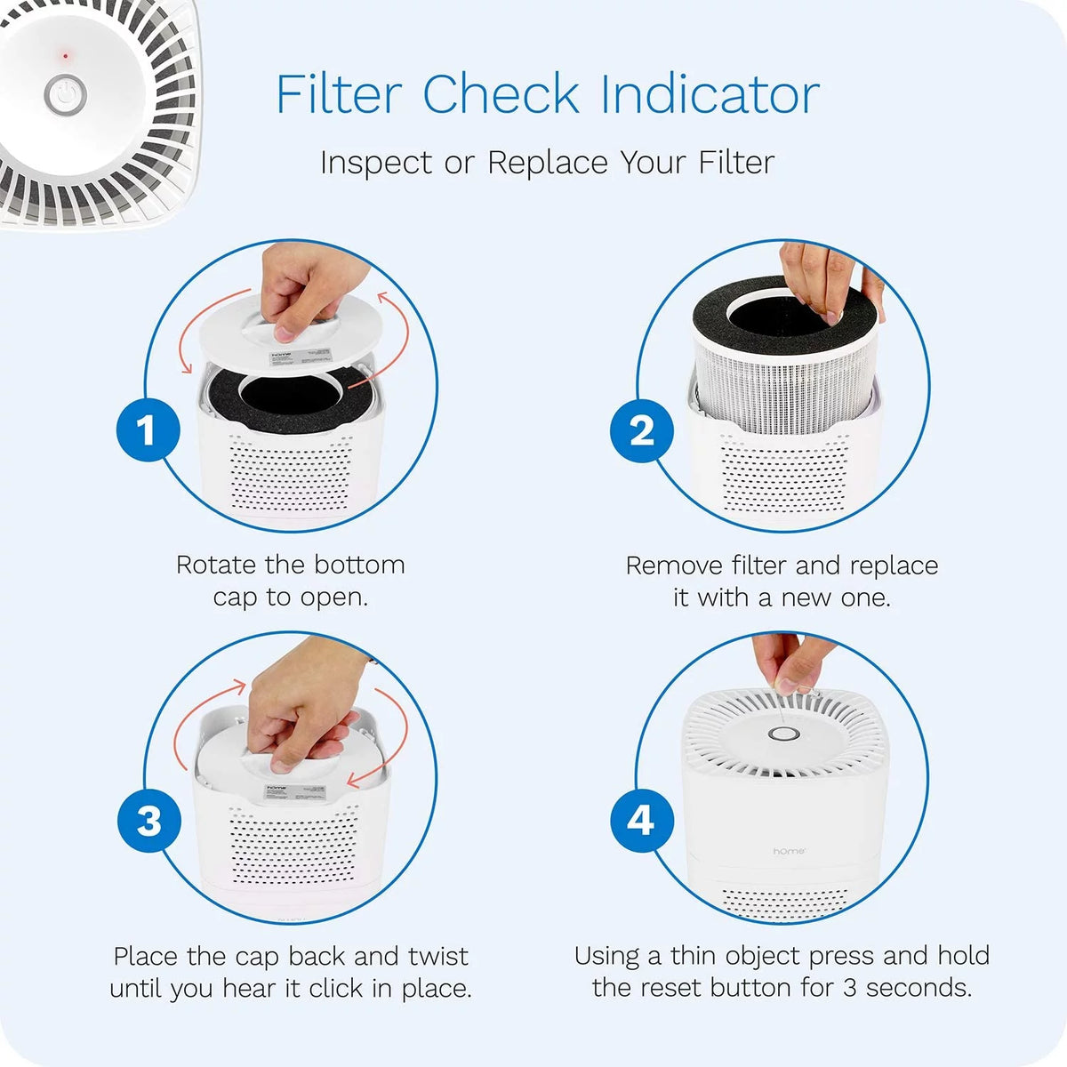 4-in-1 Compact Air Purifier W7297
