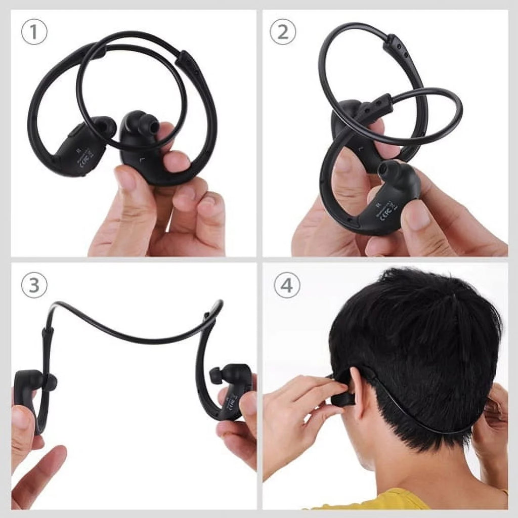 Wireless Headphones + Running Waist Bag Combo V64838