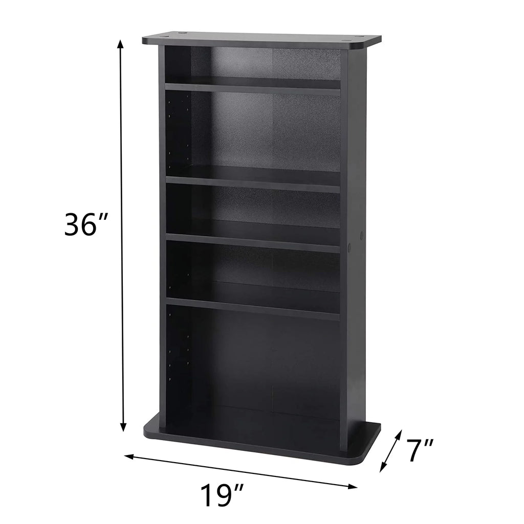 Black Multimedia Storage Cabinet C927681