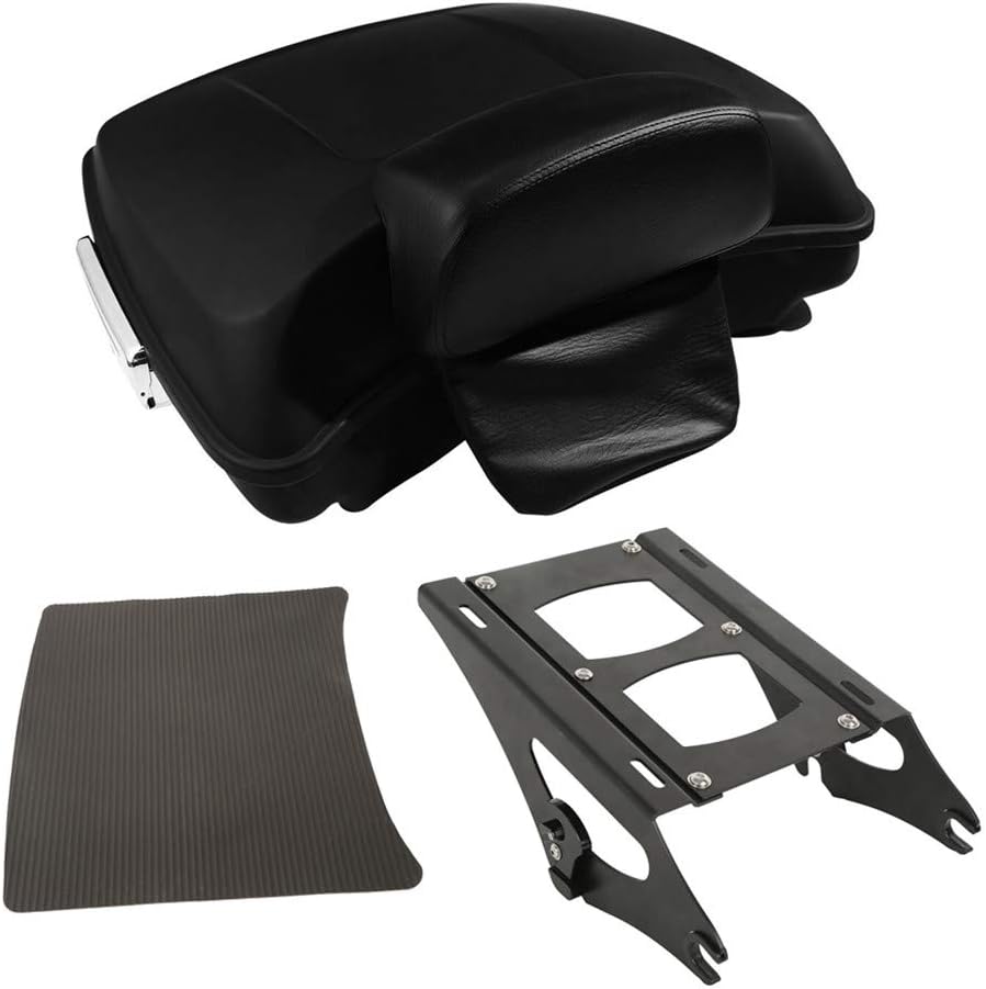 Razor Tour Pak Pack Trunk & Backrest Pad Vivid Black Z462250