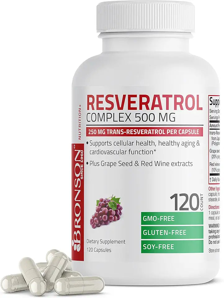 Resveratrol 500 Complex 120 Capsules N4304