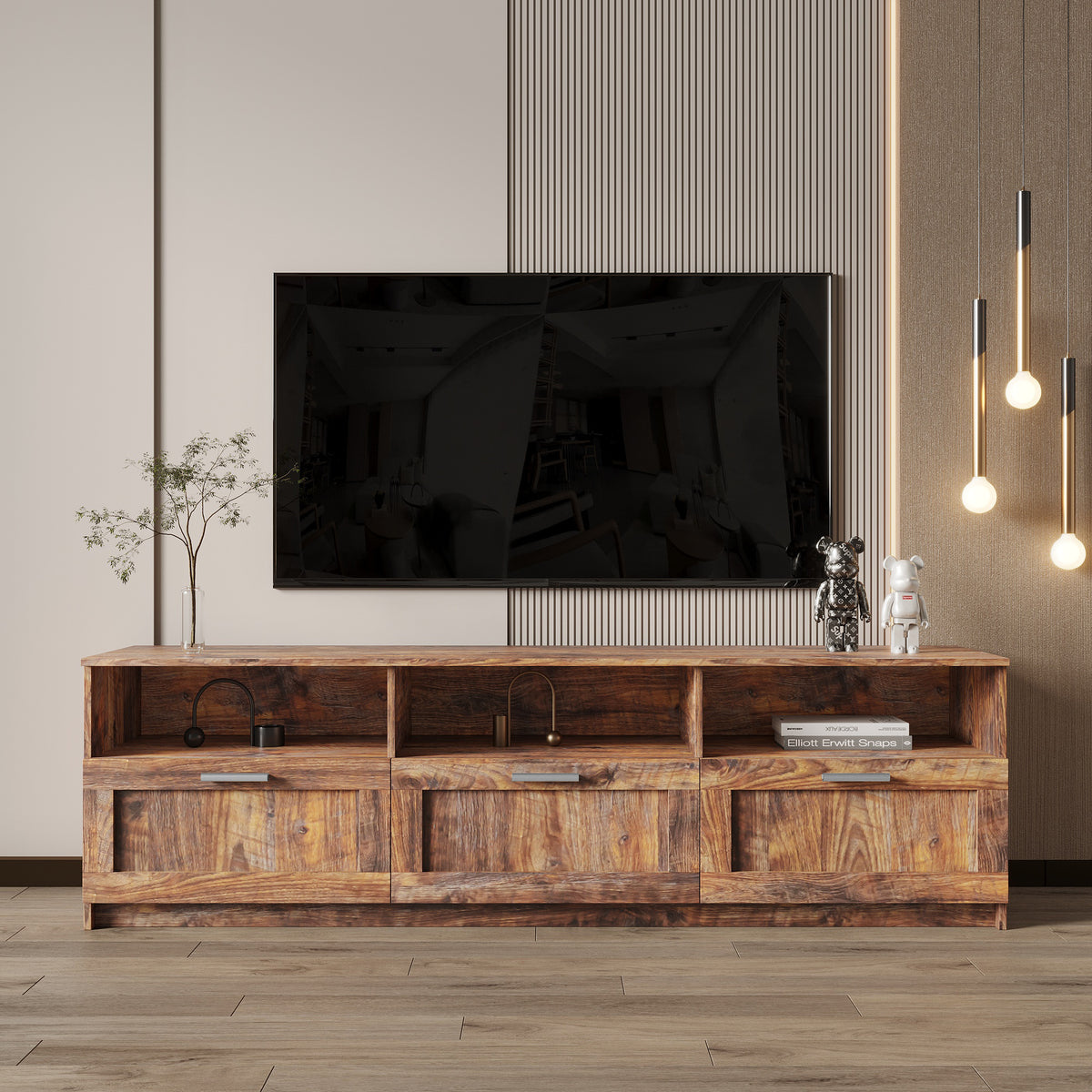 Walnut TV Cabinet I979491
