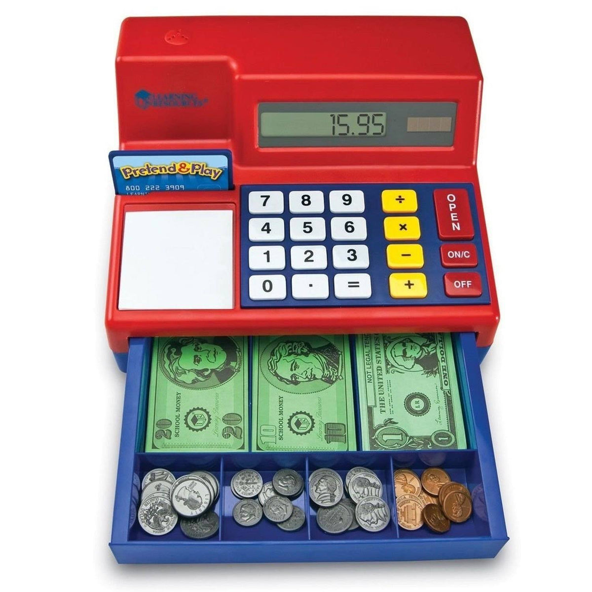 73 Pieces Pretend Play Cash Register E5603