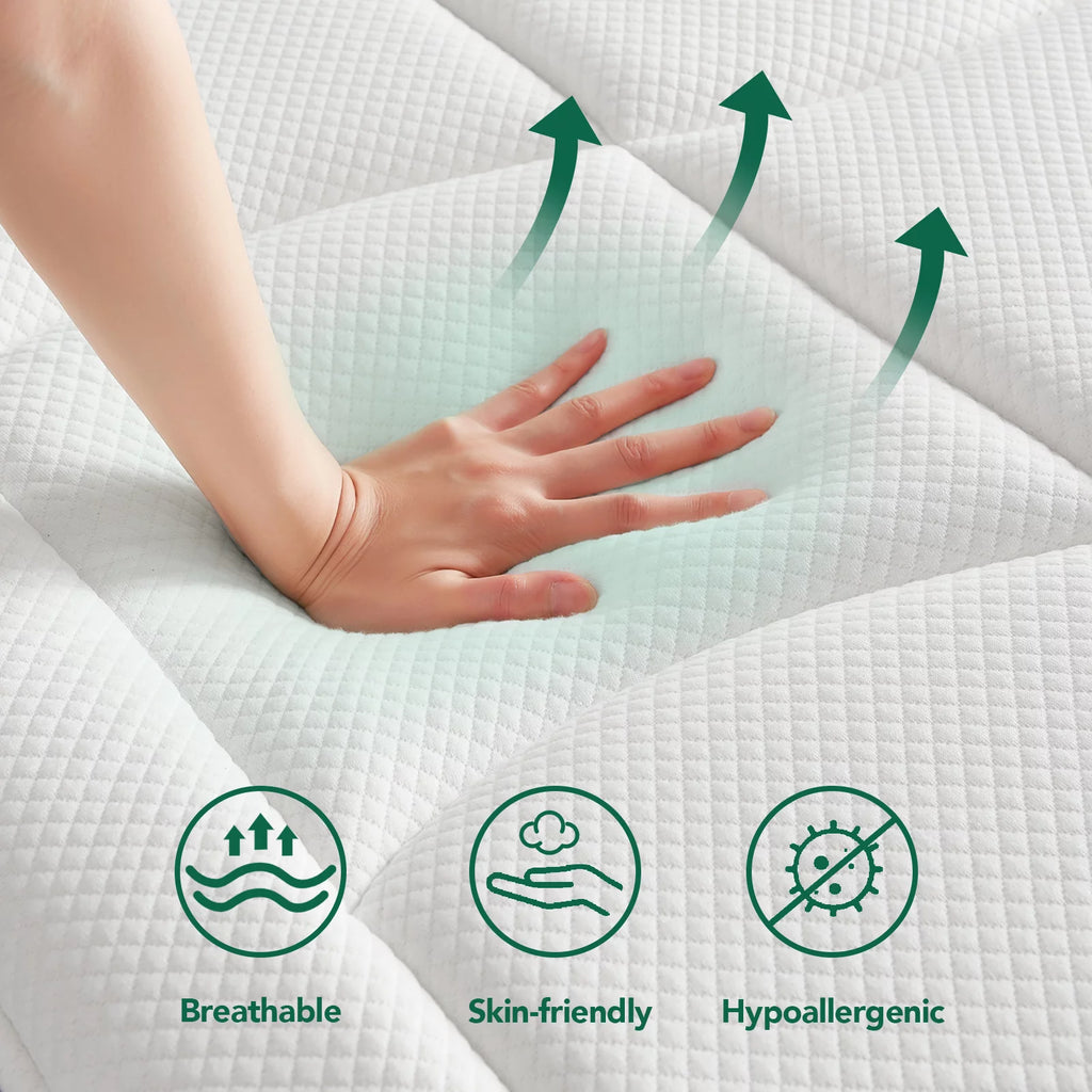 12 Inch Twin XL Gel Memory Foam Hybrid Pillow Top Mattress F24745