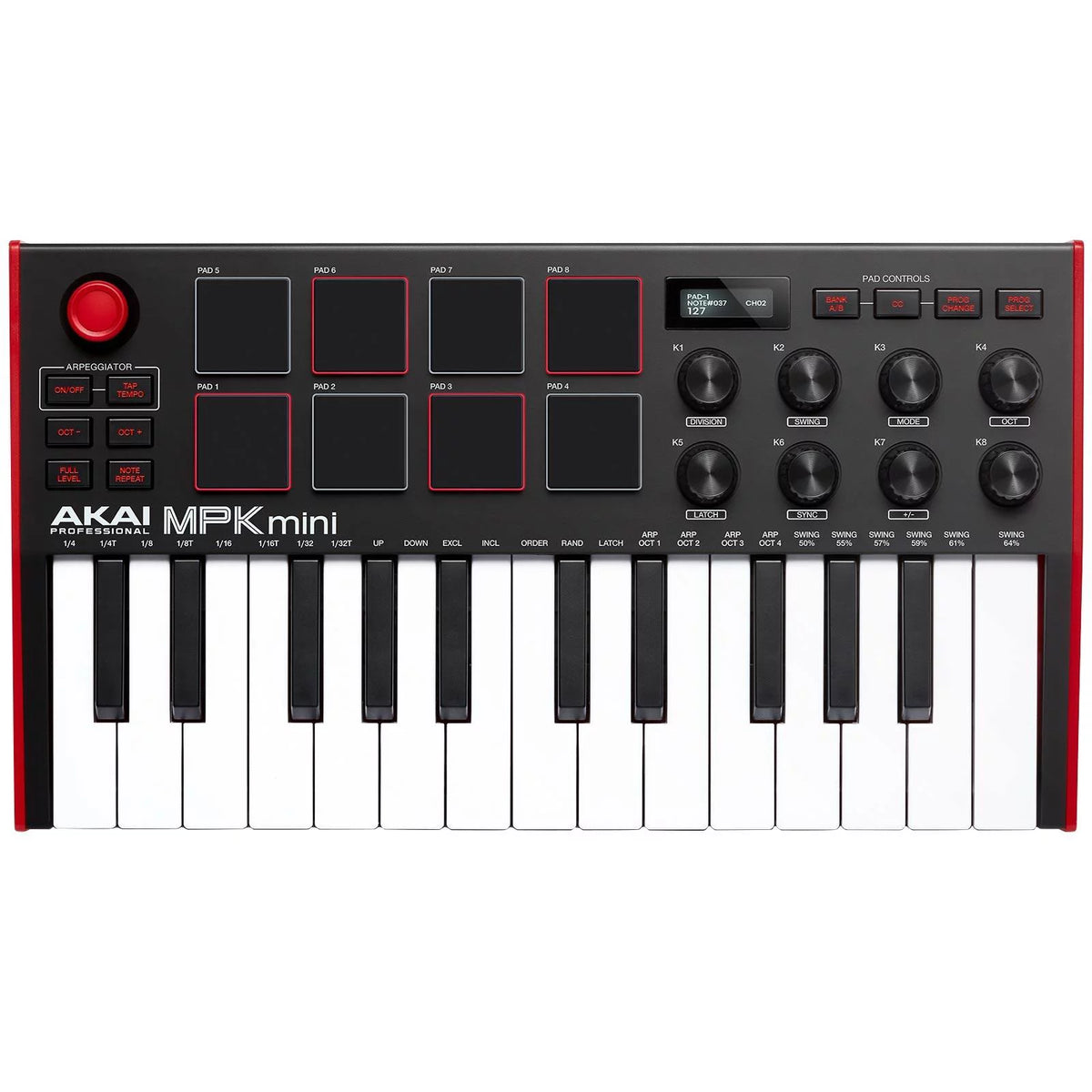 25-Key Compact USB Keyboard & Pad Controller G565654