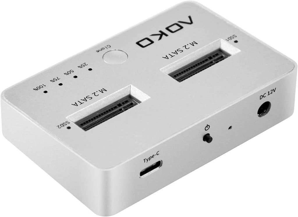 M.2 SATA Dual-Bay Hard Drive Enclosure X358552
