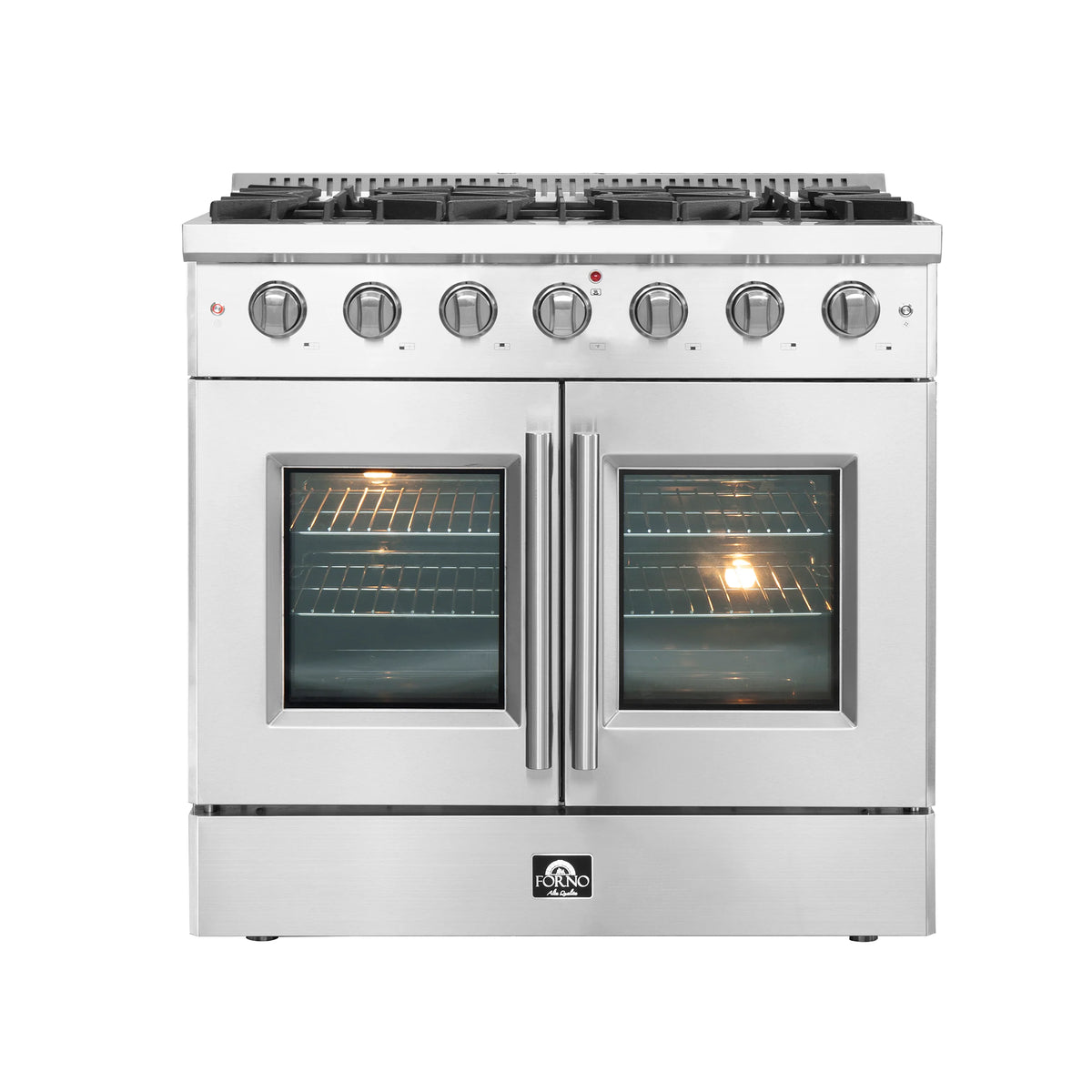 36 Freestanding Gas Range with French Door in Stainless Steel Z709930