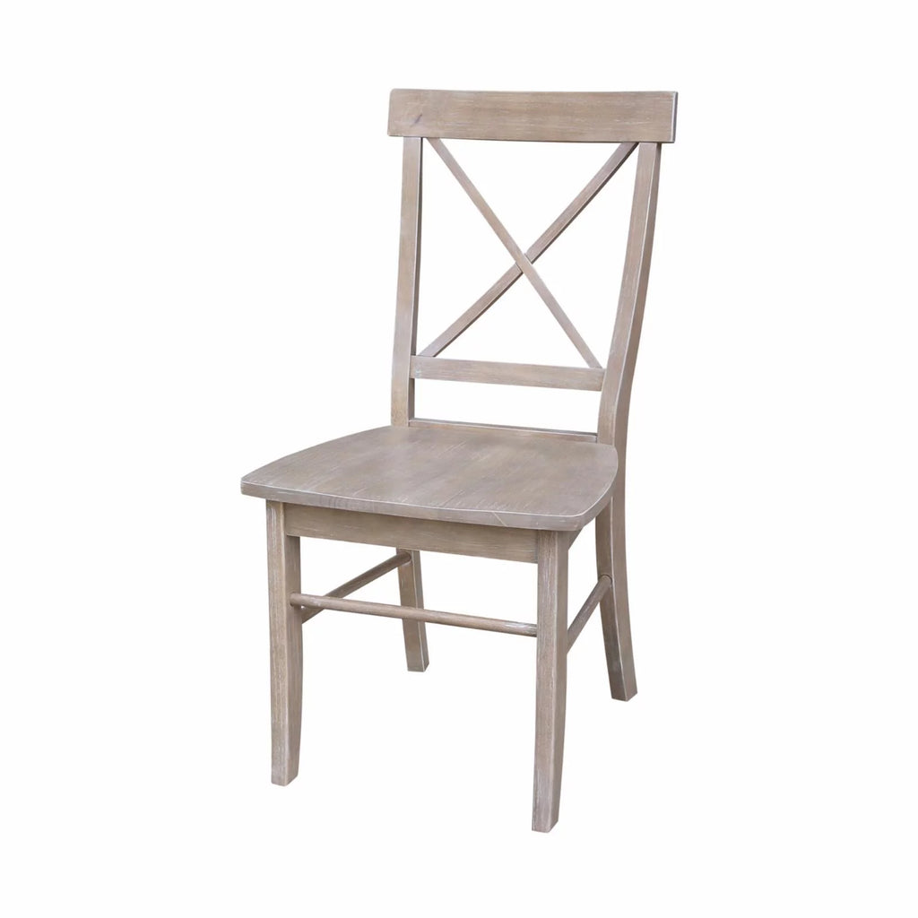 Set of Two Solid Wood Chairs O500238
