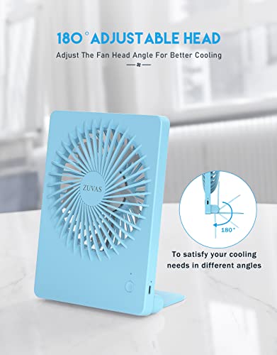 Black Rechargeable Portable Desk Fan L414