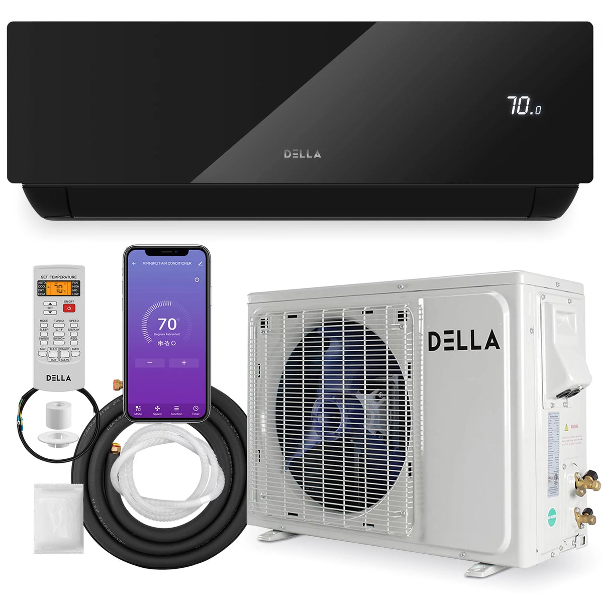 12000 BTU 17.5 SEER Mini Split Air Conditioner & Heater A329