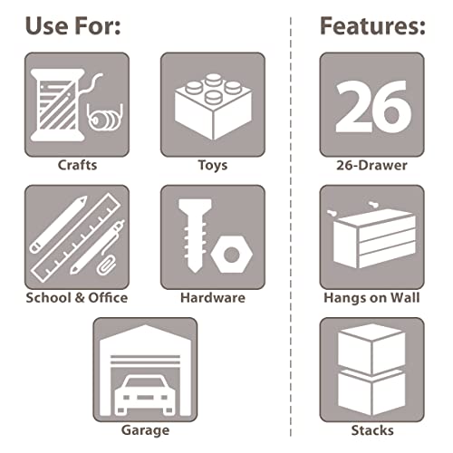 64 Drawer Plastic Storage Cabinet E607