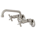 Brushed Nickel Wall Mount Kitchen Faucet U957874