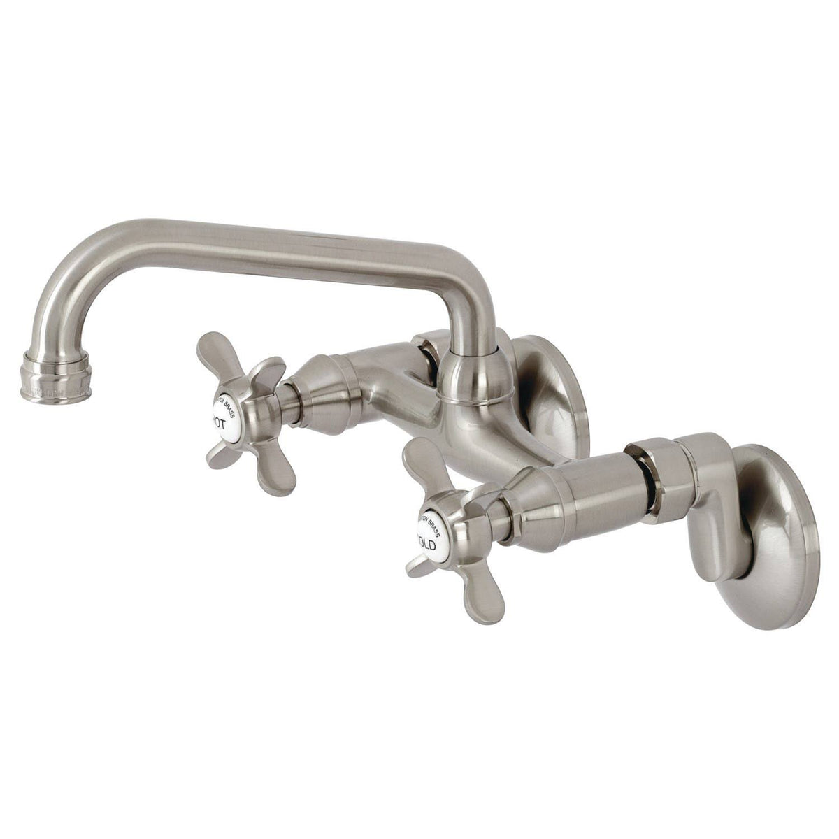 Brushed Nickel Wall Mount Kitchen Faucet U957874