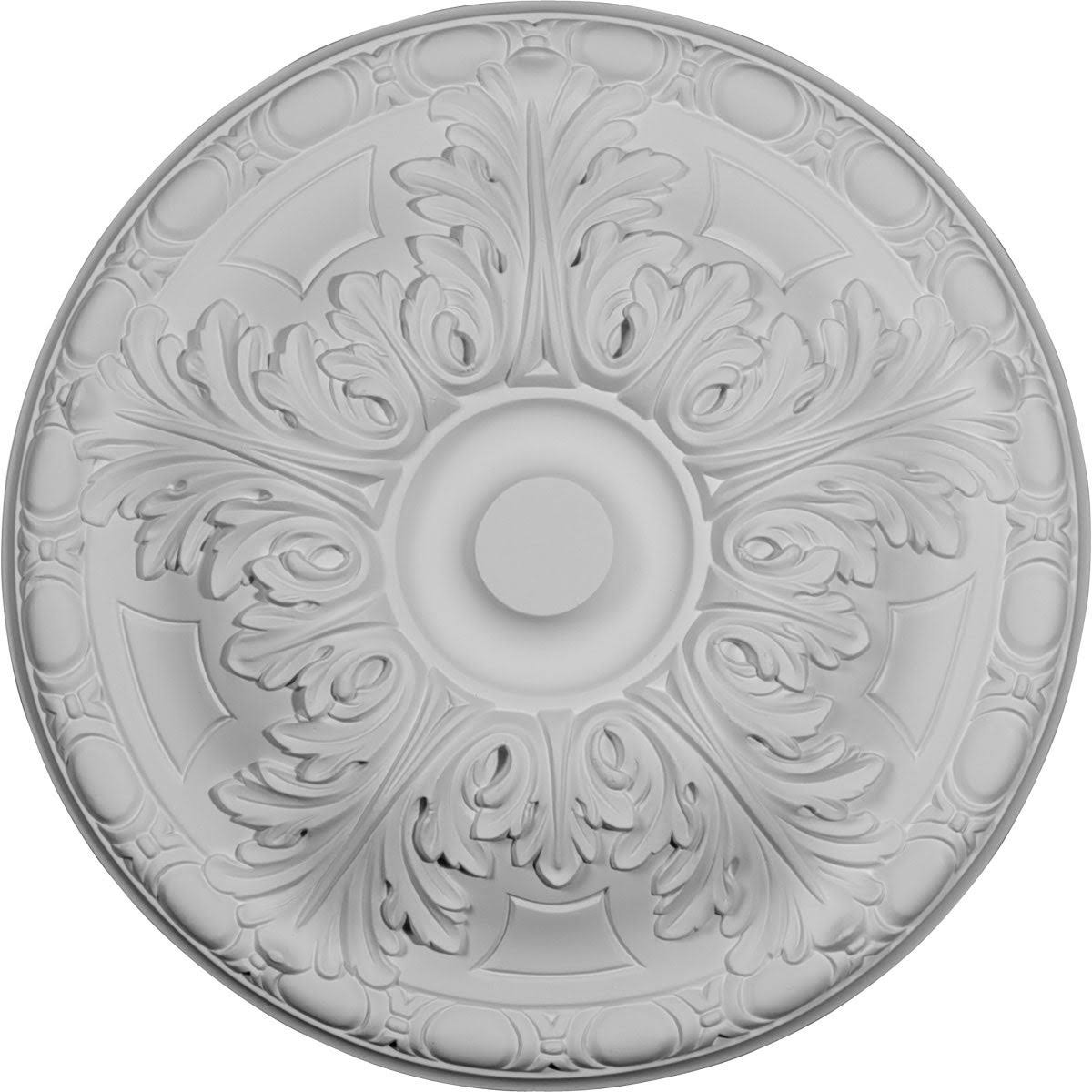 15 3/4x22OD x 5/8x22P Hand-Painted Iridescent Ceiling Medallion O8212