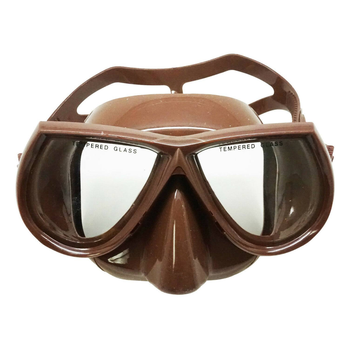 Brown Dive Mask with Prescription Lenses X202788