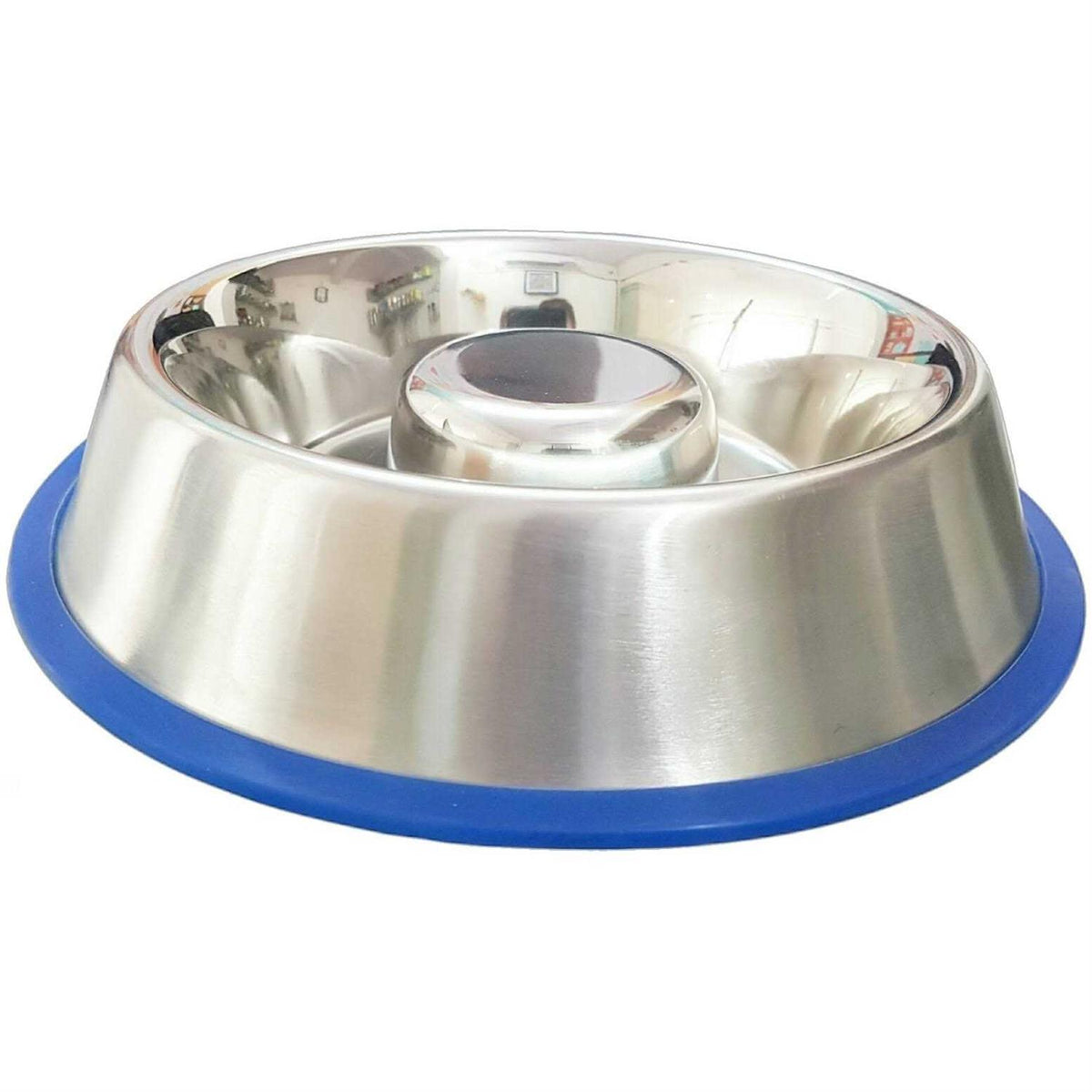 Slow Feed Anti Bloat Dog Bowl with Silicone Base I830