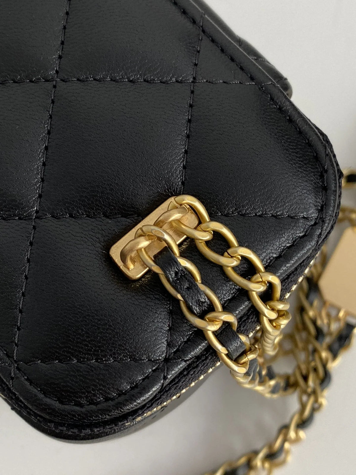 Black Small Vanity Bag 4.3in/11cm L792