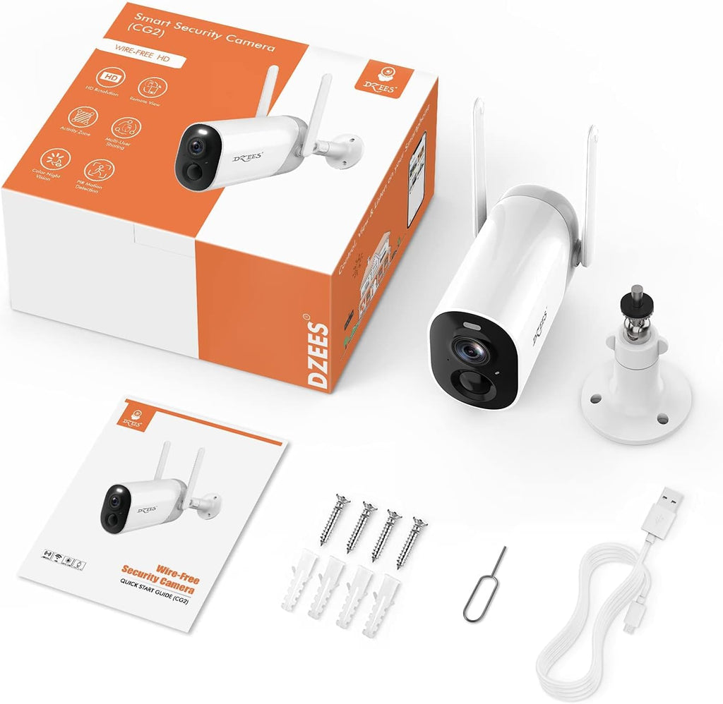Wireless Rechargeable Battery Security Camera with Spotlight A951