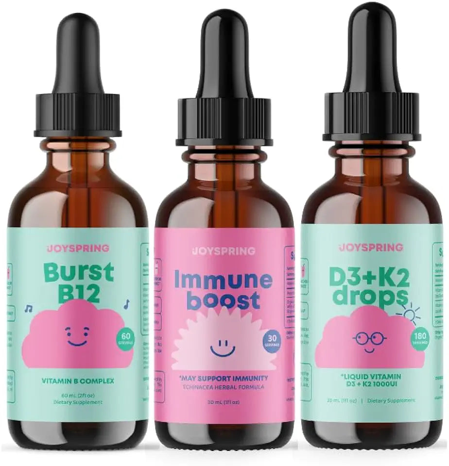 Kids Liquid B Complex Vitamin D3 K2 Drops I97812