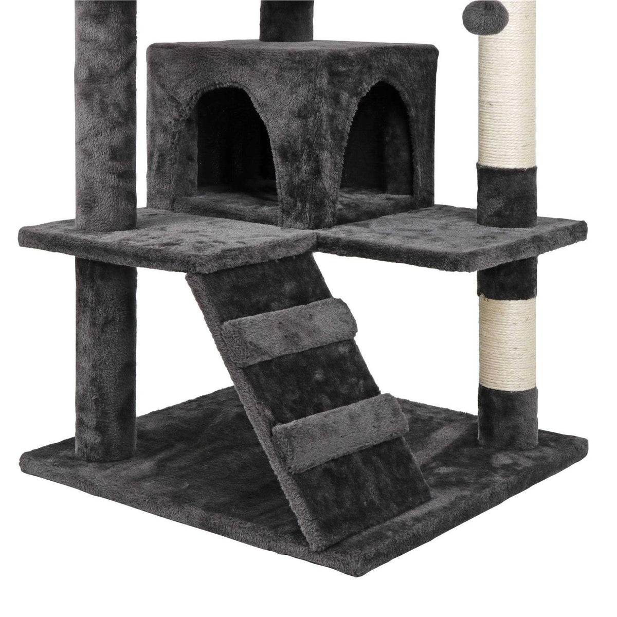 Cat Tree Multi-Levels Condos Scratching Post Tower Play House O83612