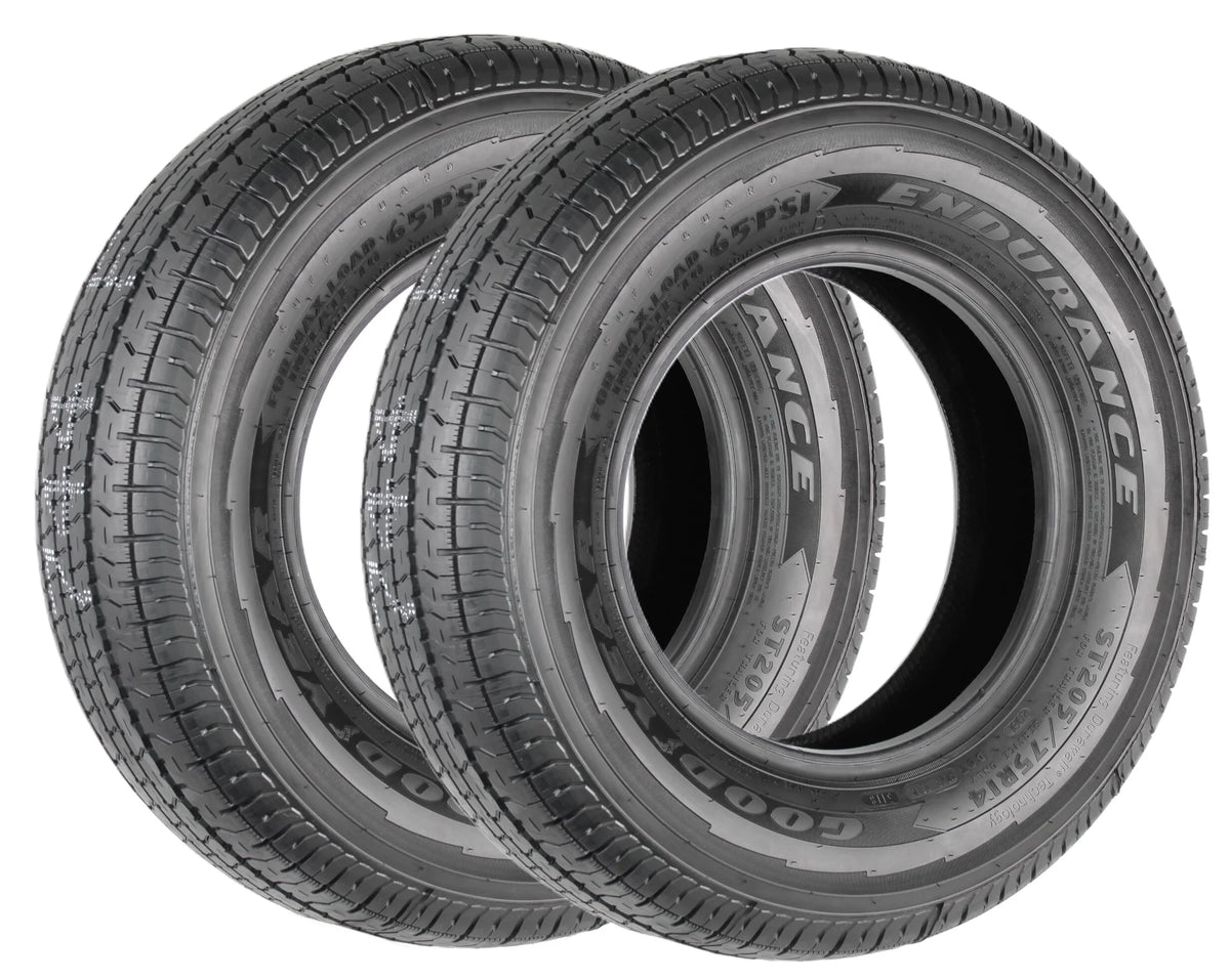 2-Pk Trailer Tire ST205/75R14 LRD O2632