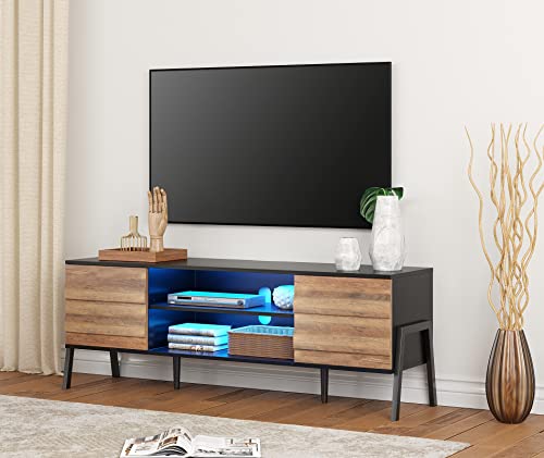 Mid Century Modern TV Stand, 60 inch V97466