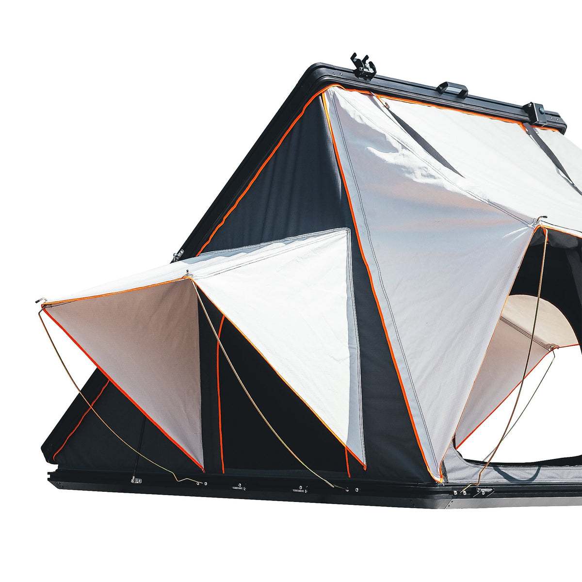 Triangle Aluminium Black Hard Shell Rooftop Tent W363513