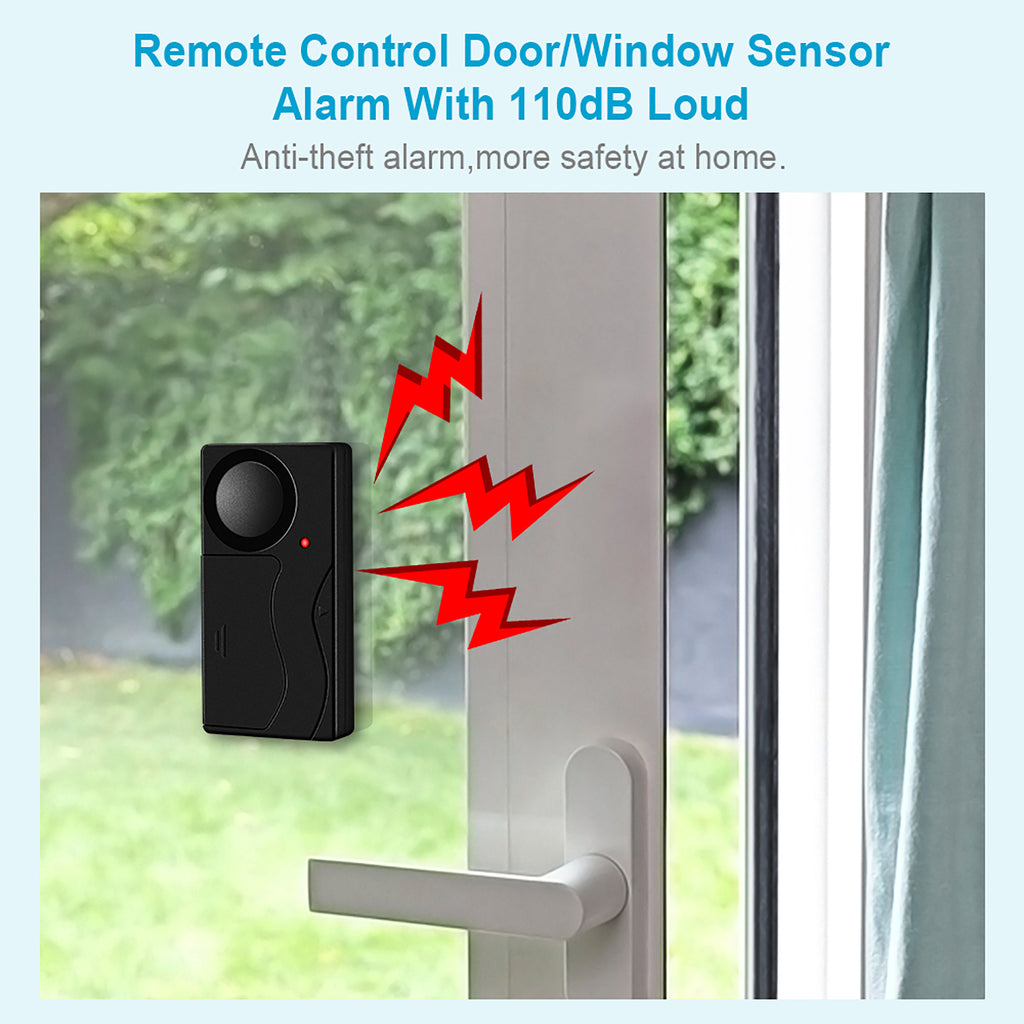 2Pack Remote Control Anti-Theft Bicycle Alarm P98646