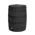 Black 50 Gallon Rain Barrel G323