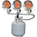 45000 BTU Liquid Propane Tank Top Heater with Triple Head T770518