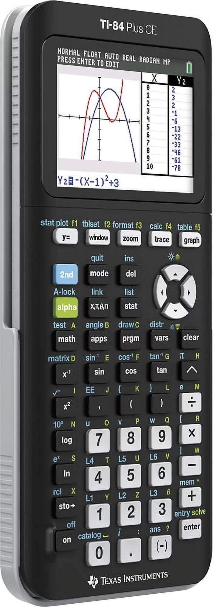 TI-84 Plus CE Graphing Calculator Black Z470