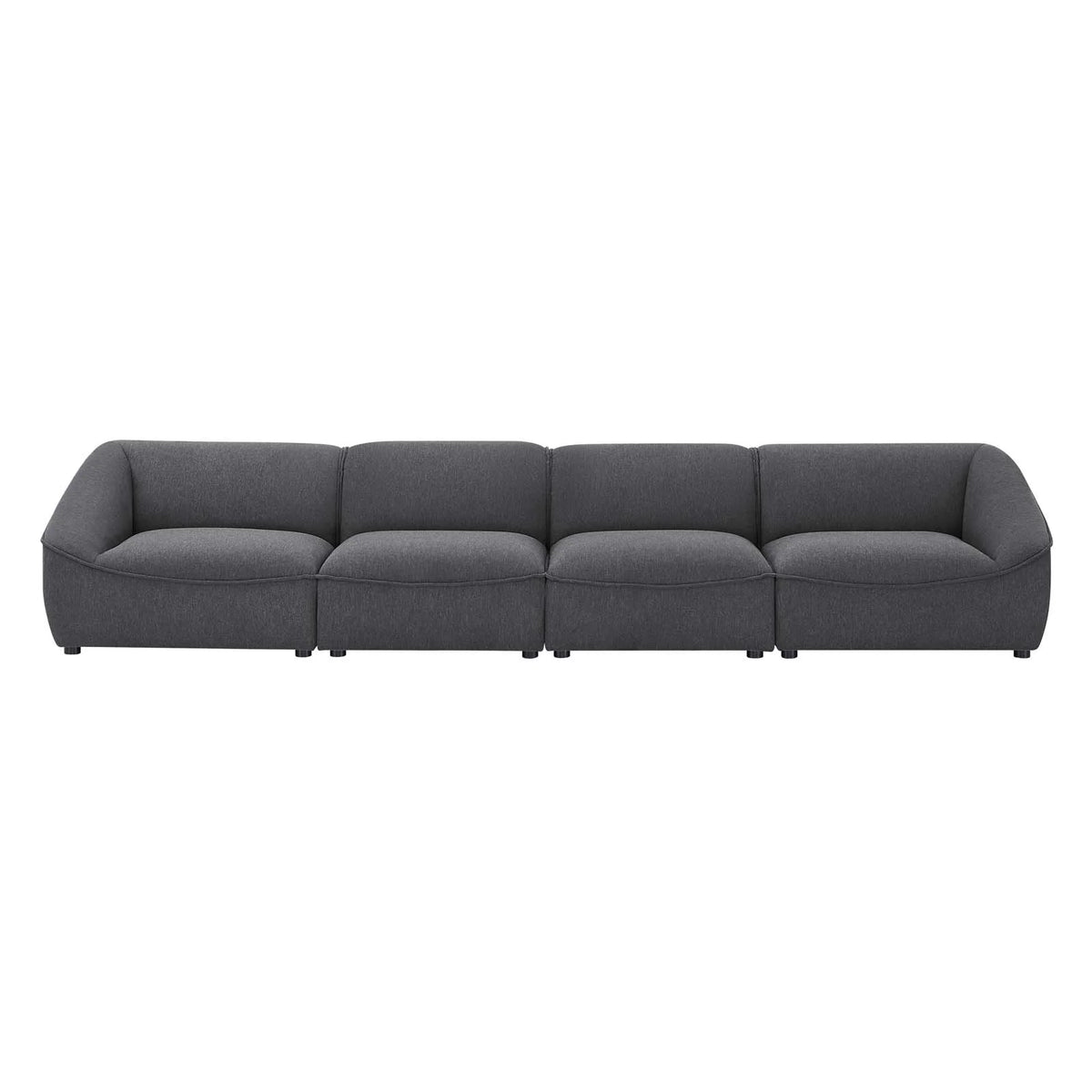 Dark Grey Fabric Sofa Q6456