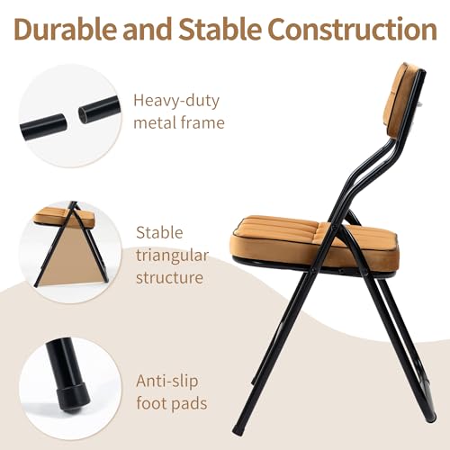 Padded Folding Chairs 4 Pack I848711