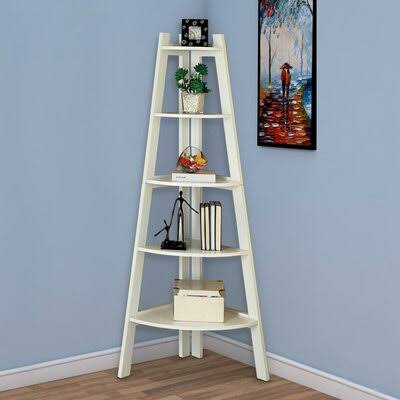 White High Corner Unit Bookcase Y489225