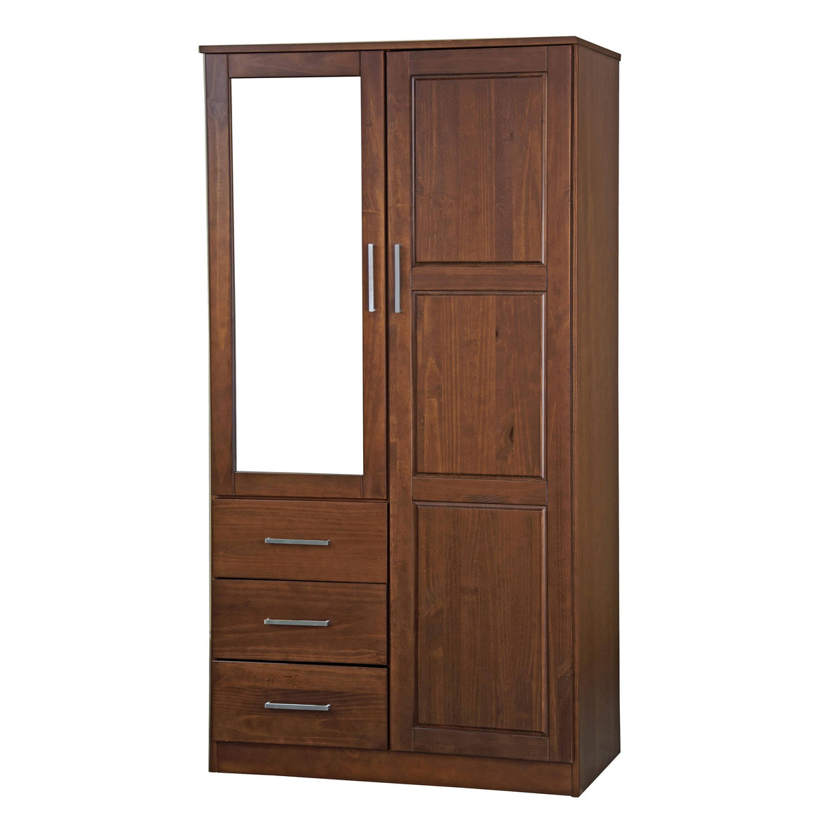 100% Solid Wood Wardrobe J96301