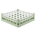 Light Green 36-Compartment Glass Rack O412