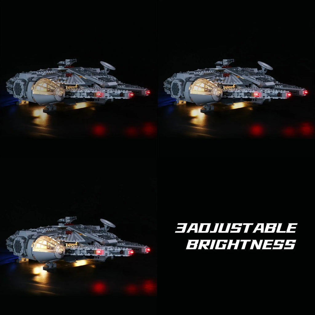 LED Lighting Kit for Millennium Falcon Building Model, Light Set with Remote Control T45826